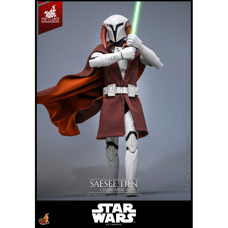 Hot Toys Star Wars - Saesee Tiin (Clone Armor) TMS 1/6 - The Clone Wars Hot Toys Exclusive