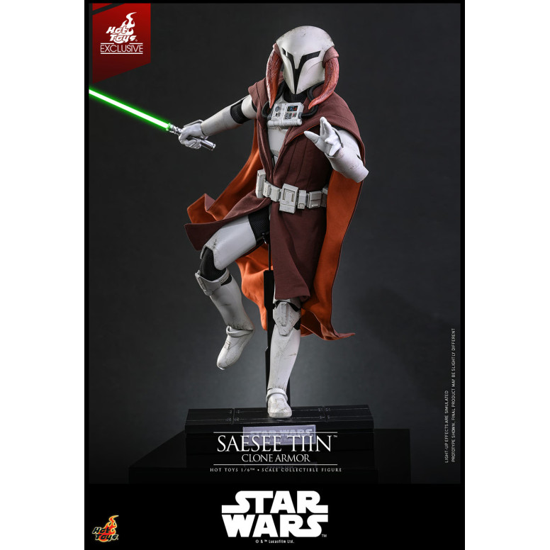 Hot Toys Star Wars - Saesee Tiin (Clone Armor) TMS 1/6 - The Clone Wars Hot Toys Exclusive