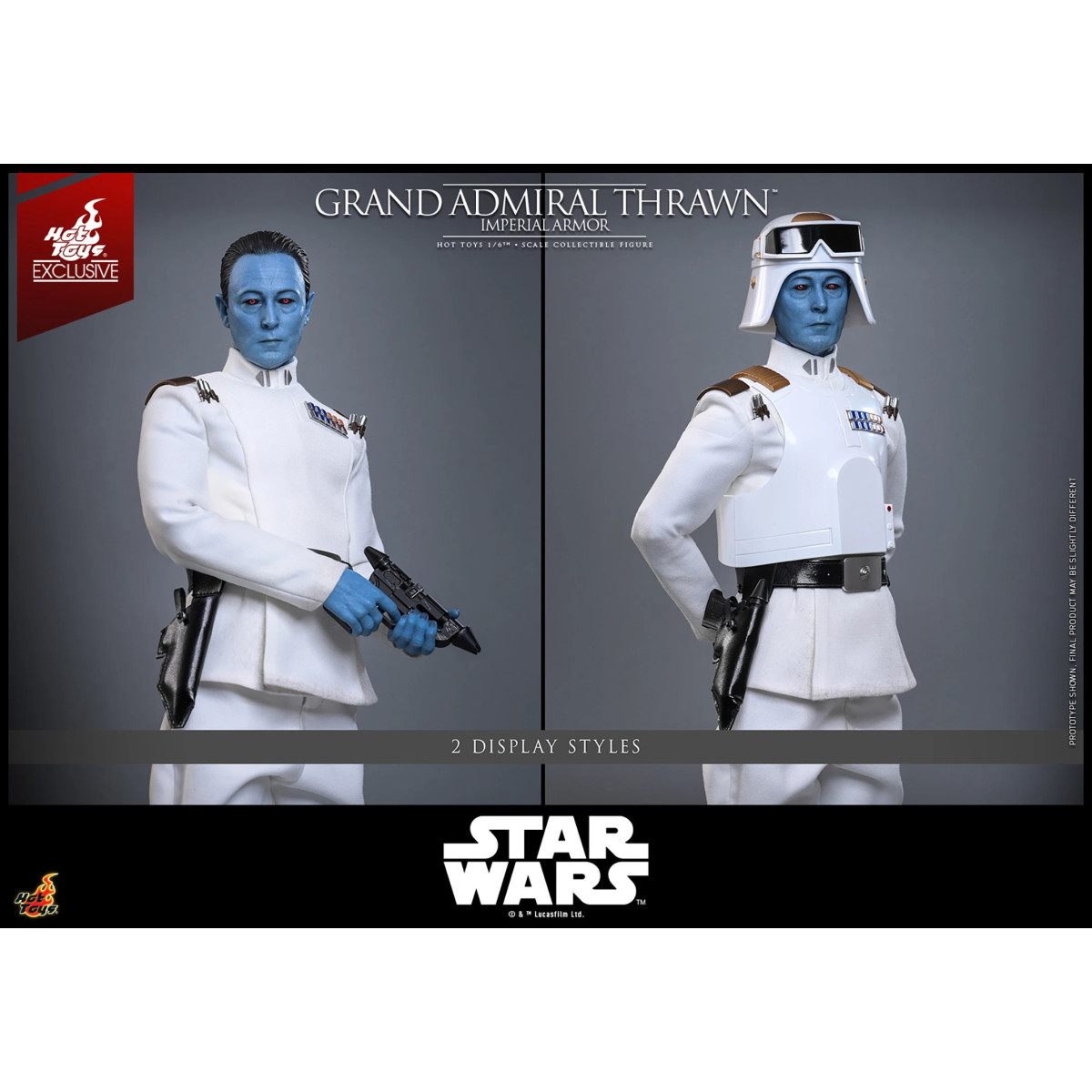 Hot Toys Star Wars - Grand Admiral Thrawn (Imperial Armor) 1/6 - Rebels - Hot Toys Exclusive
