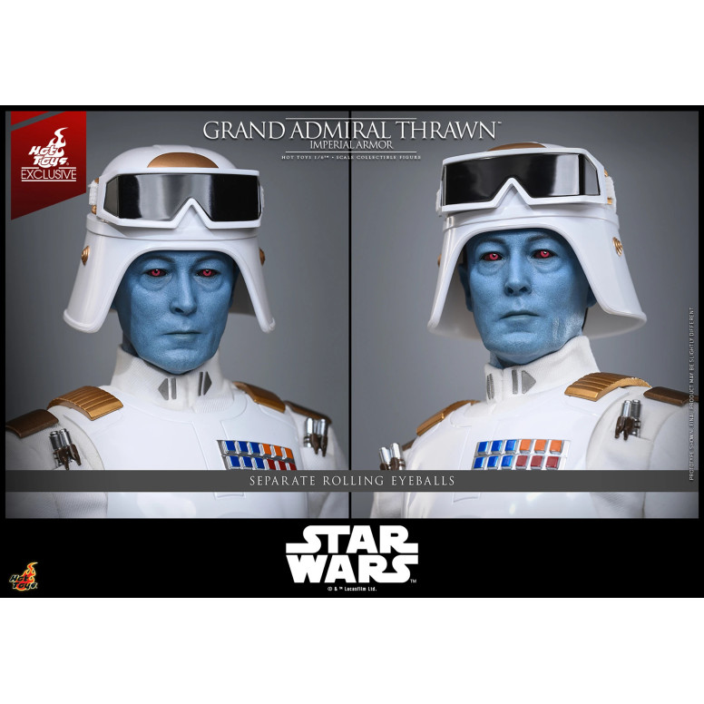 Hot Toys Star Wars - Grand Admiral Thrawn (Imperial Armor) 1/6 - Rebels - Hot Toys Exclusive