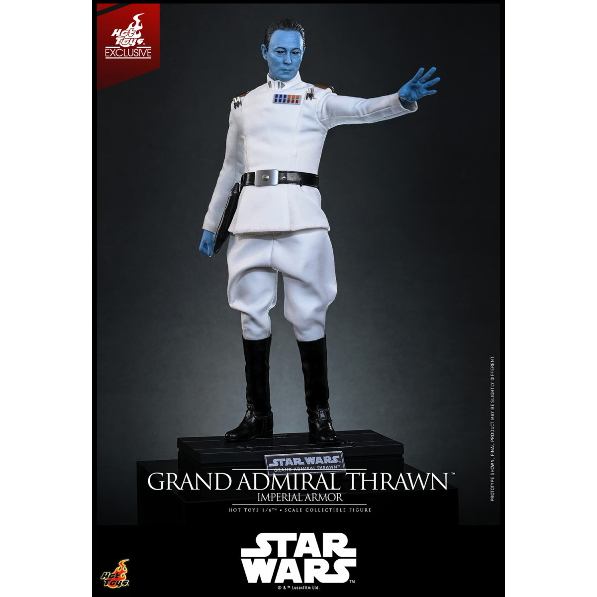 Hot Toys Star Wars - Grand Admiral Thrawn (Imperial Armor) 1/6 - Rebels - Hot Toys Exclusive