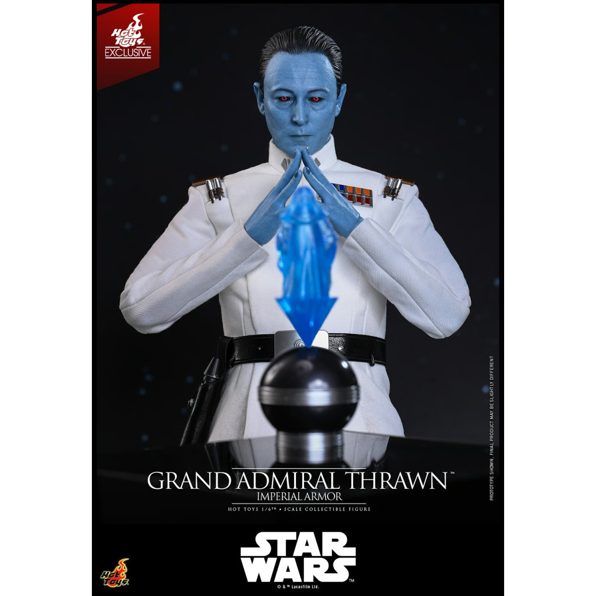Hot Toys Star Wars - Grand Admiral Thrawn (Imperial Armor) 1/6 - Rebels - Hot Toys Exclusive