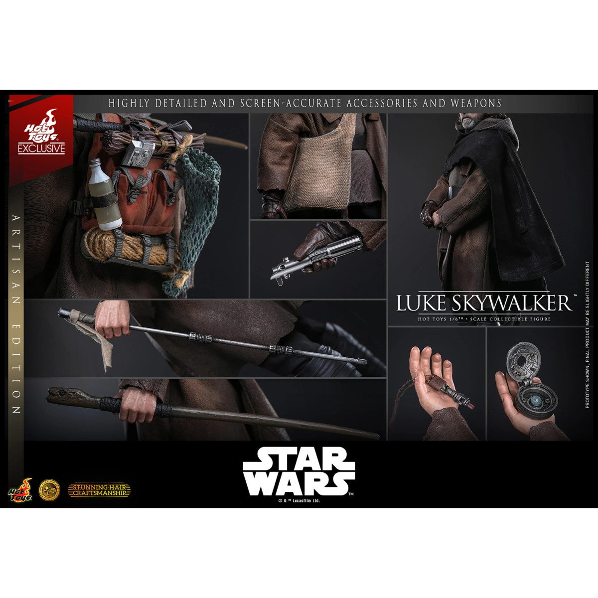 Hot Toys Star Wars - Luke Skywalker (Artisan Editon) MMS 1/6 - The Last Jedi Hot Toys Exclusive