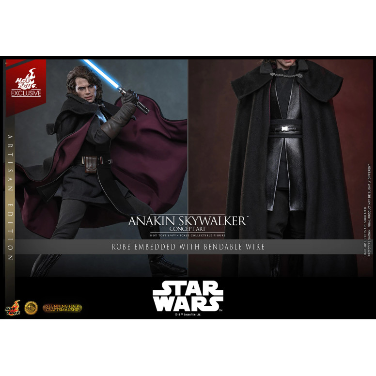 Hot toys Star Wars: Anakin Skywalker (Concept Art Version) (Artisan Edition) MMS 1/6 - Hot Toys Exclusive