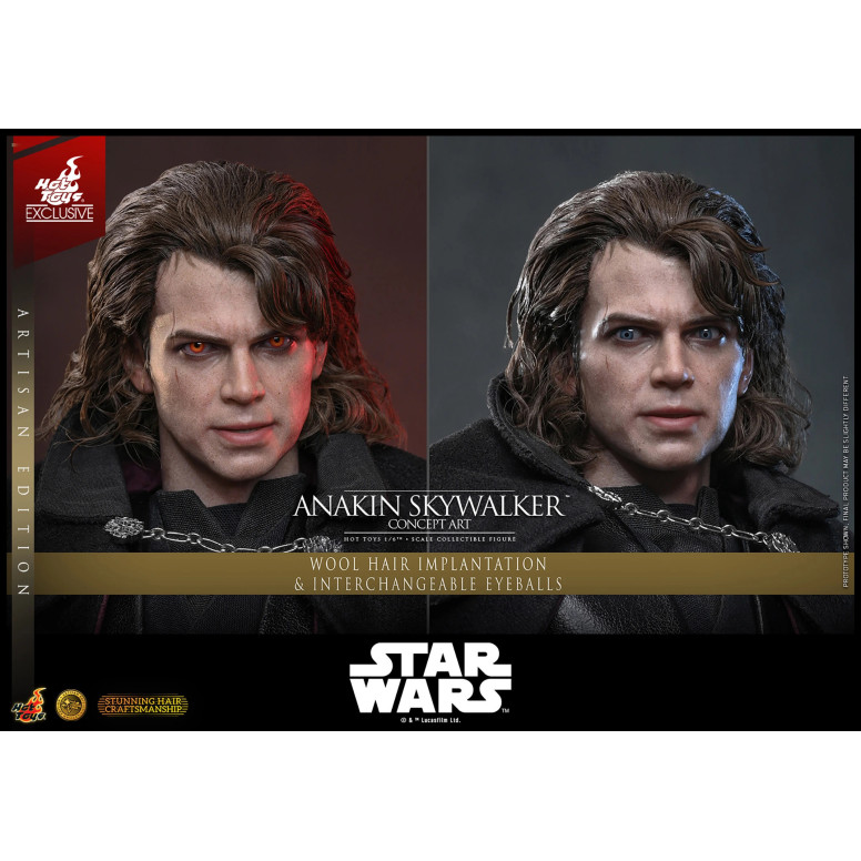 Hot toys Star Wars: Anakin Skywalker (Concept Art Version) (Artisan Edition) MMS 1/6 - Hot Toys Exclusive