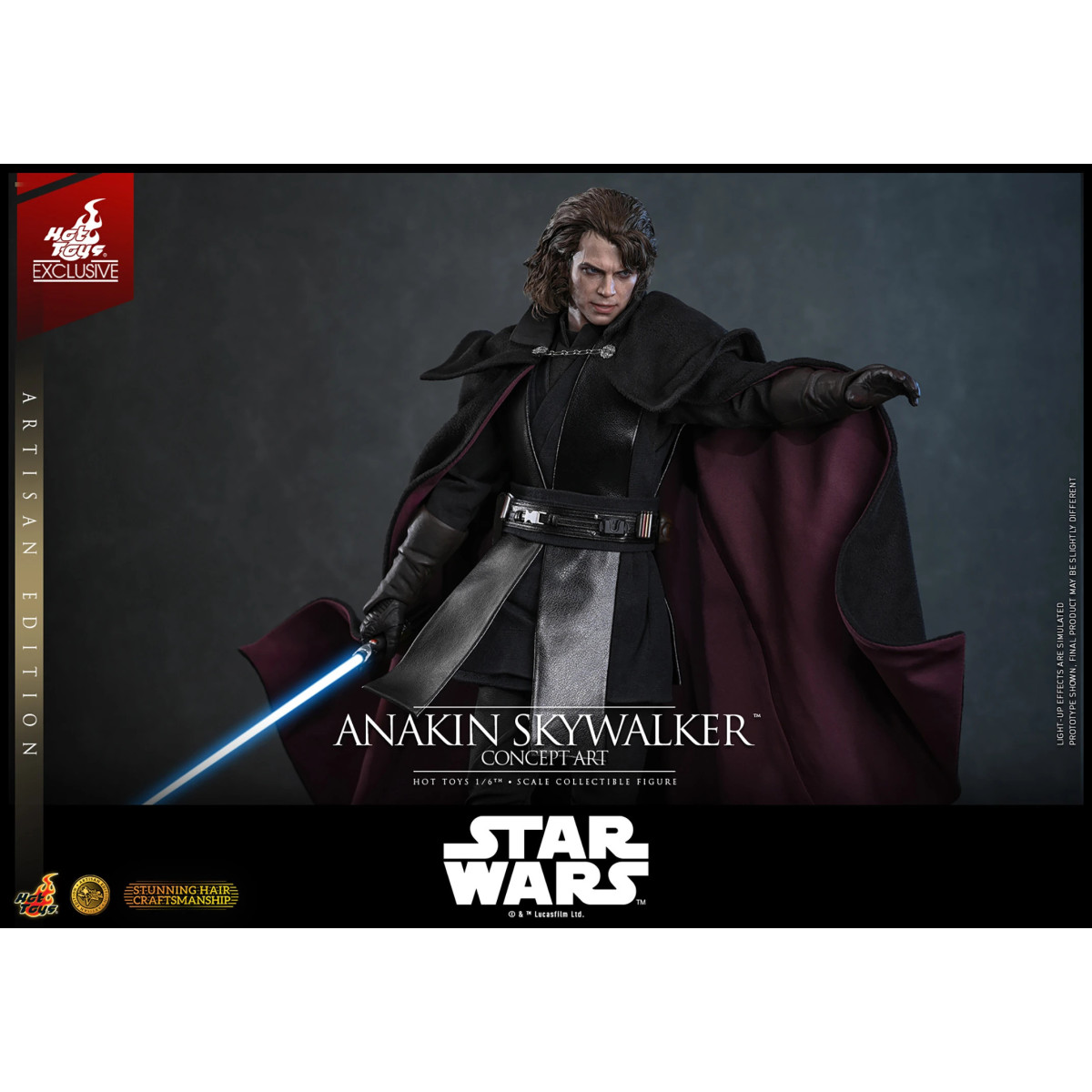 Hot toys Star Wars: Anakin Skywalker (Concept Art Version) (Artisan Edition) MMS 1/6 - Hot Toys Exclusive