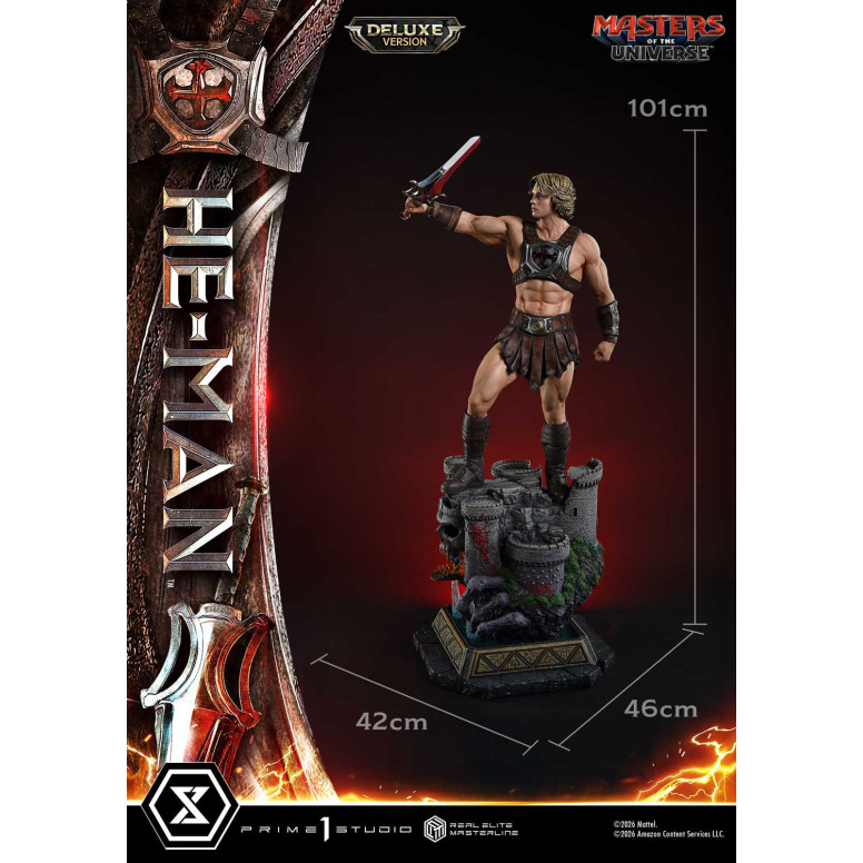 Prime 1 Studio - He-Man Deluxe Bonus Version - Masters of the Universe (2026) Real Elite Masterline 1/3