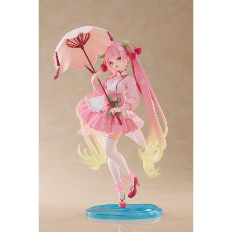 Taito AMP Fig - Hatsune Miku - SAKURA MIKU LANTERN VER. Figure