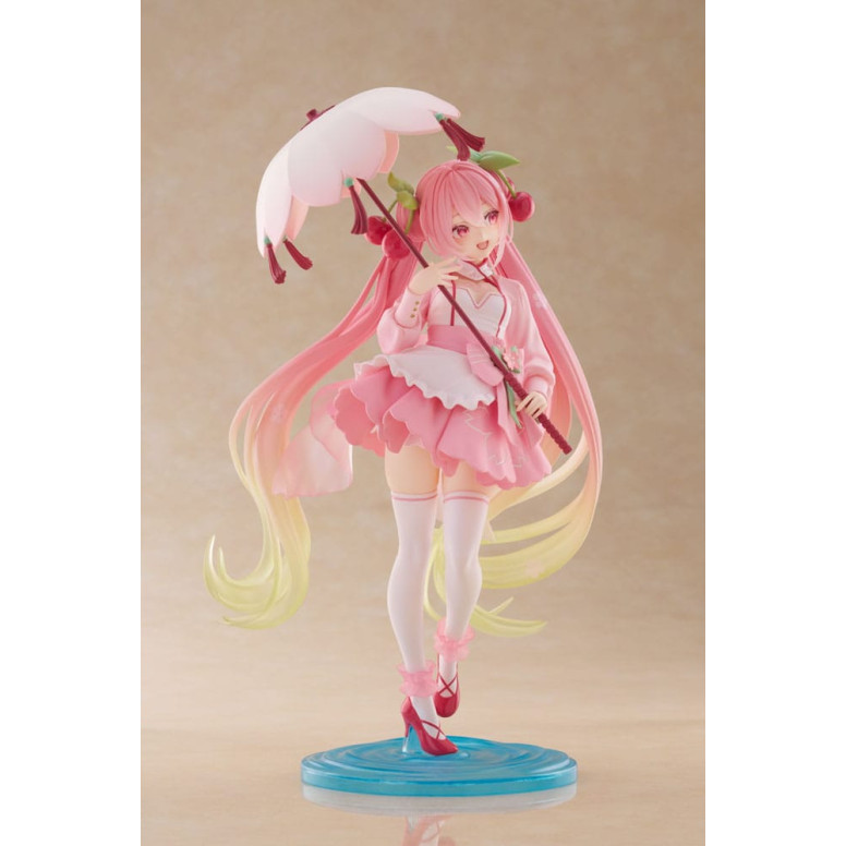 Taito AMP Fig - Hatsune Miku - SAKURA MIKU LANTERN VER. Figure