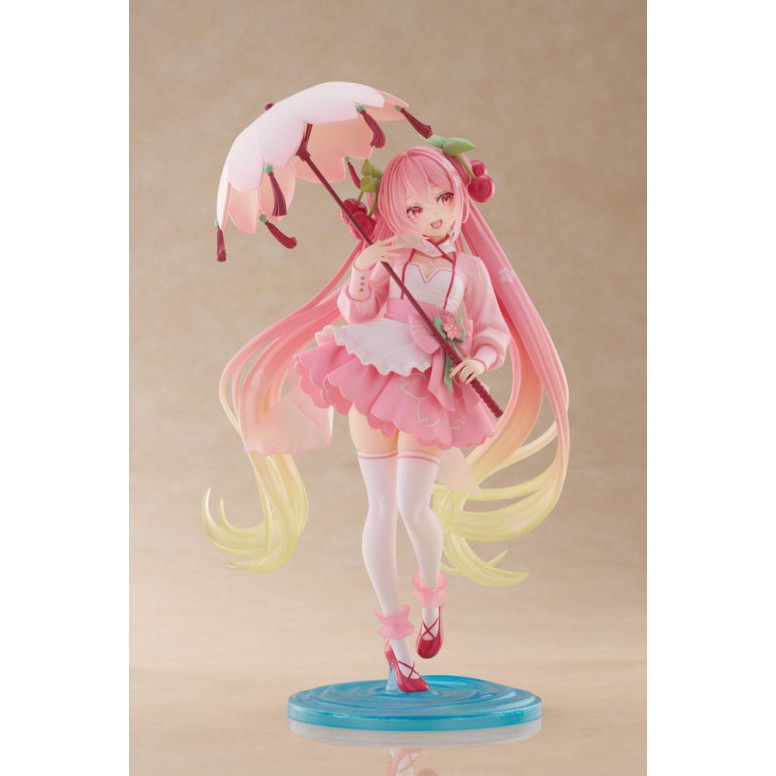 Taito AMP Fig - Hatsune Miku - SAKURA MIKU LANTERN VER. Figure