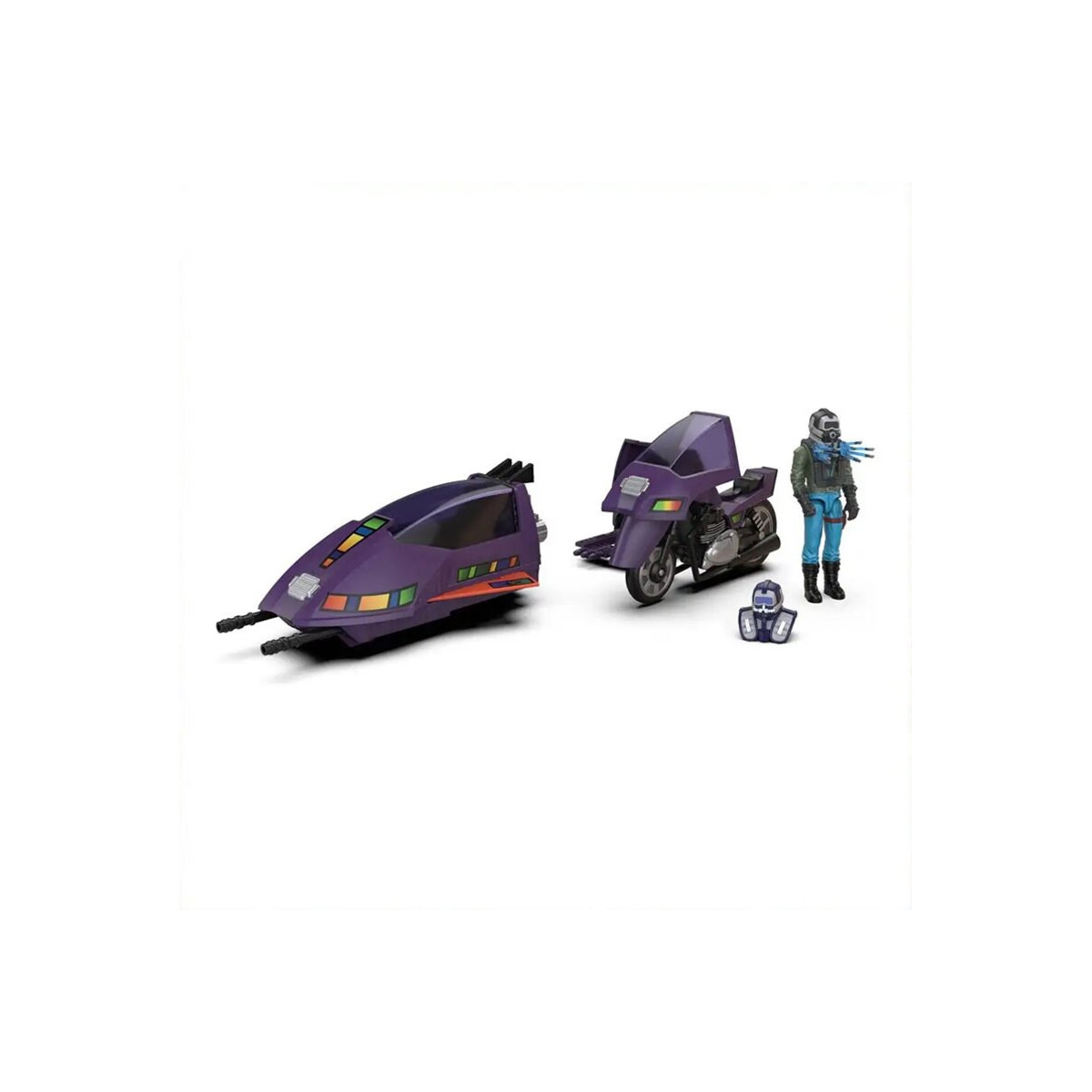 The loyal subjects - M.A.S.K. Wave 2 - Sly Rax with Pirhana SSC (Stealth Submarine Cycle)