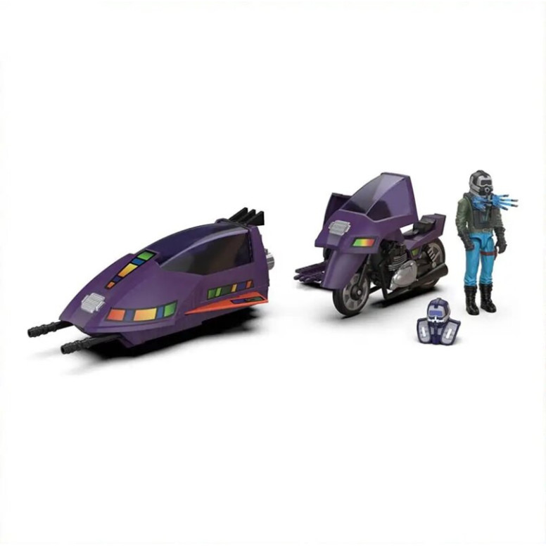 The loyal subjects - M.A.S.K. Wave 2 - Sly Rax with Pirhana SSC (Stealth Submarine Cycle)
