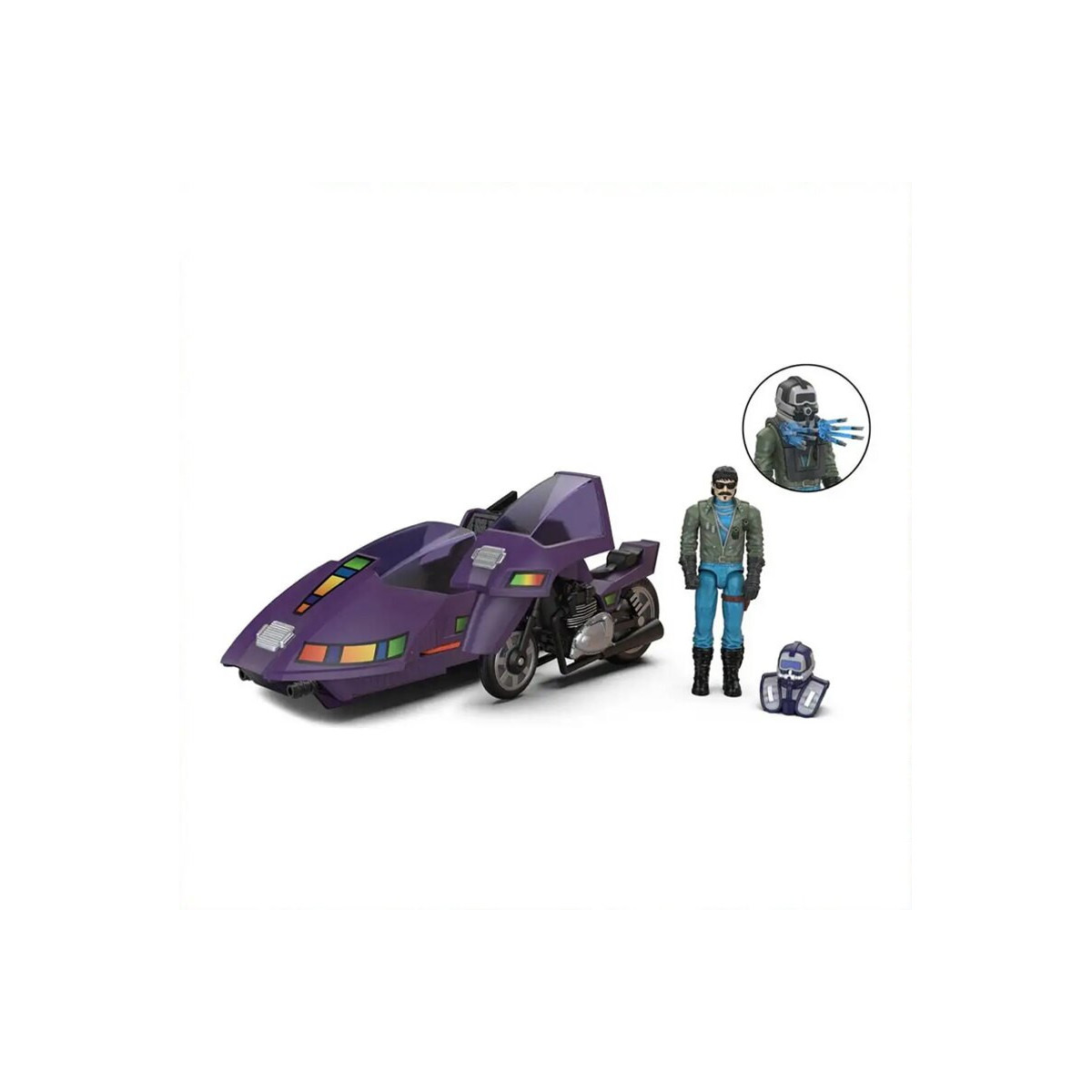 The loyal subjects - M.A.S.K. Wave 2 - Sly Rax with Pirhana SSC (Stealth Submarine Cycle)