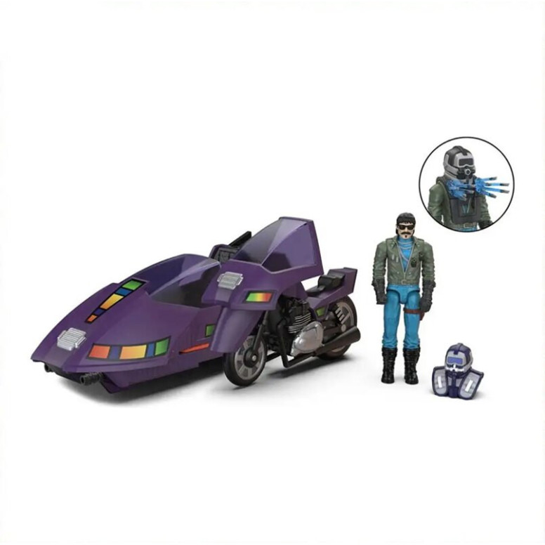 The loyal subjects - M.A.S.K. Wave 2 - Sly Rax with Pirhana SSC (Stealth Submarine Cycle)