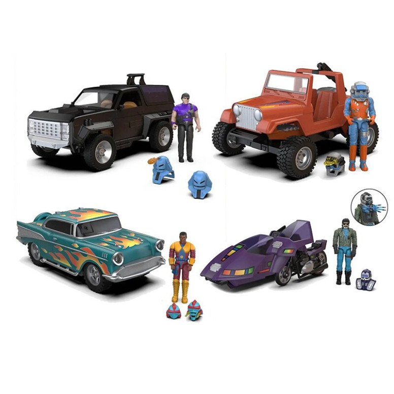 The loyal subjects - M.A.S.K. Wave 2 - Sly Rax with Pirhana SSC (Stealth Submarine Cycle)