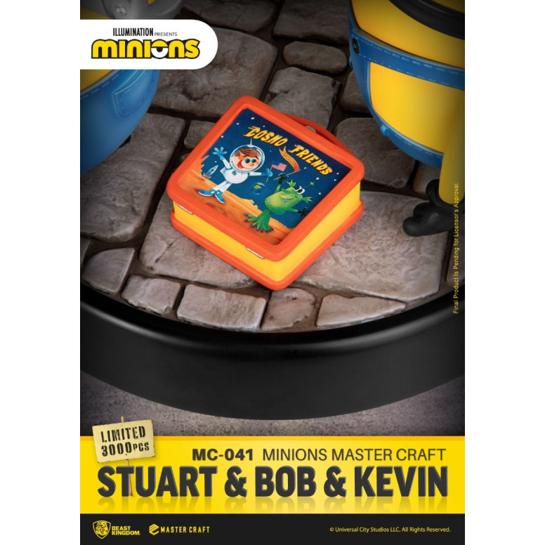 Beast Kingdom Lighting - Master Craft Stuart & Bob & Kevin - Minions