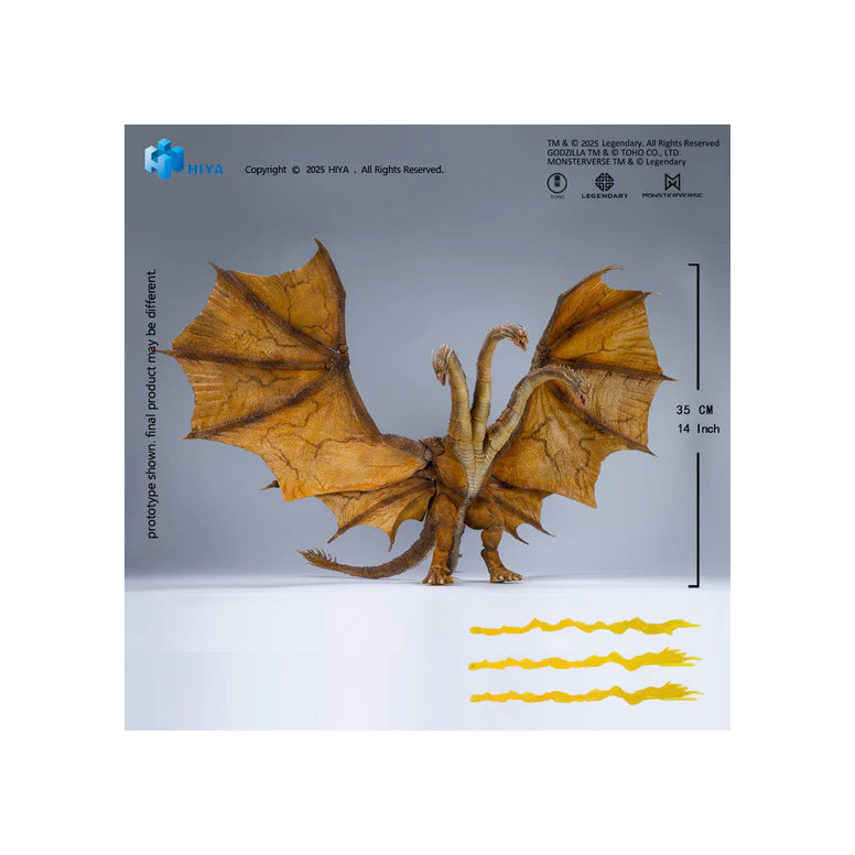 HIYA TOYS - Exquisite Basic Series 1/12 - King Ghidorah 2.0 - Godzilla King of the Monsters (2019)