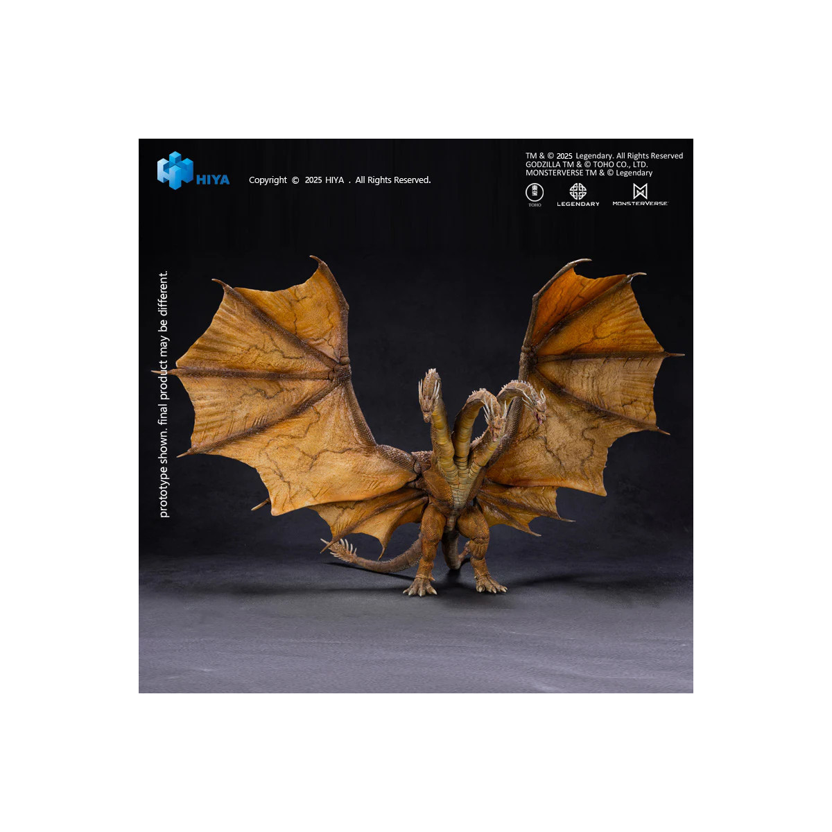 HIYA TOYS - Exquisite Basic Series 1/12 - King Ghidorah 2.0 - Godzilla King of the Monsters (2019)