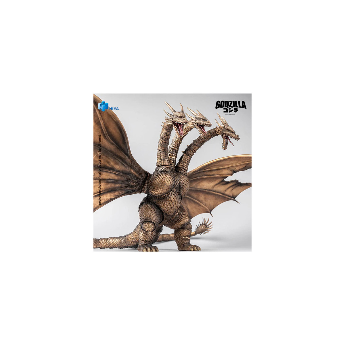 HIYA TOYS - Exquisite Basic Series 1/12 - KING GHIDORAH BATTLE DAMAGED Version - * Godzilla * vs. King Ghidorah (1991)