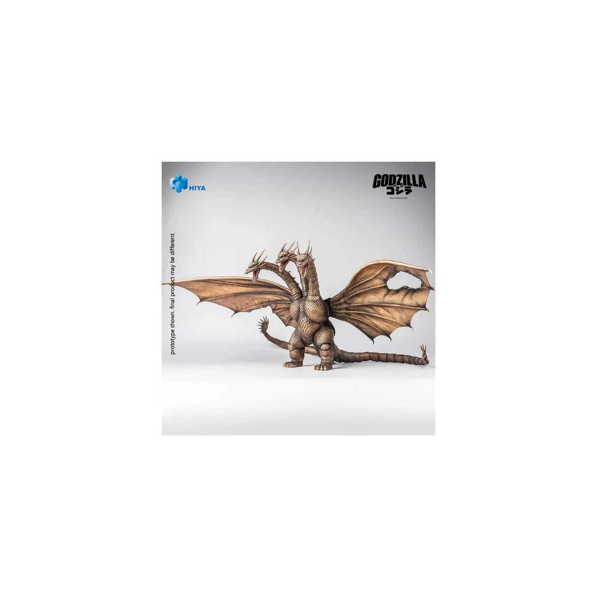 HIYA TOYS - Exquisite Basic Series 1/12 - KING GHIDORAH BATTLE DAMAGED Version - * Godzilla * vs. King Ghidorah (1991)