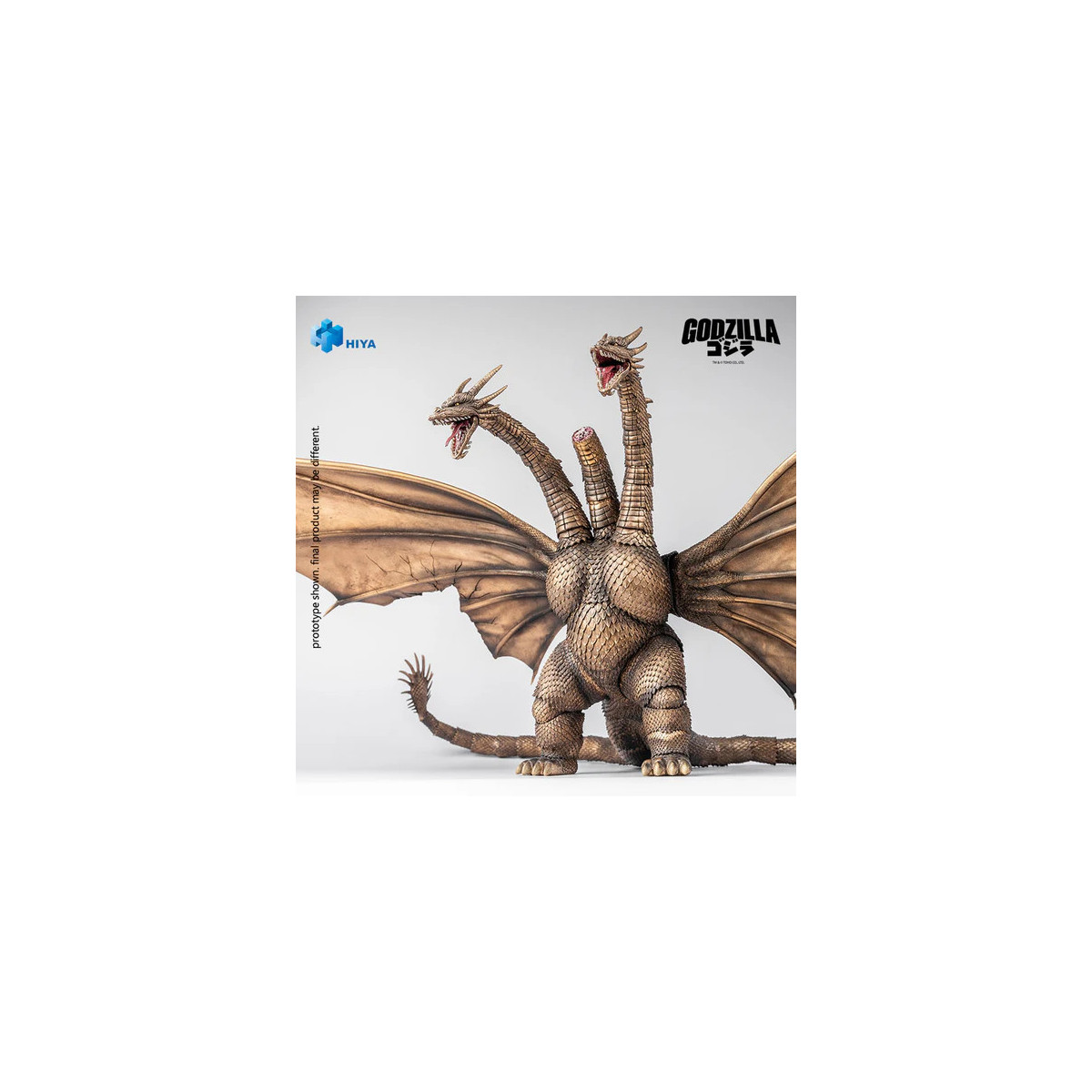HIYA TOYS - Exquisite Basic Series 1/12 - KING GHIDORAH BATTLE DAMAGED Version - * Godzilla * vs. King Ghidorah (1991)