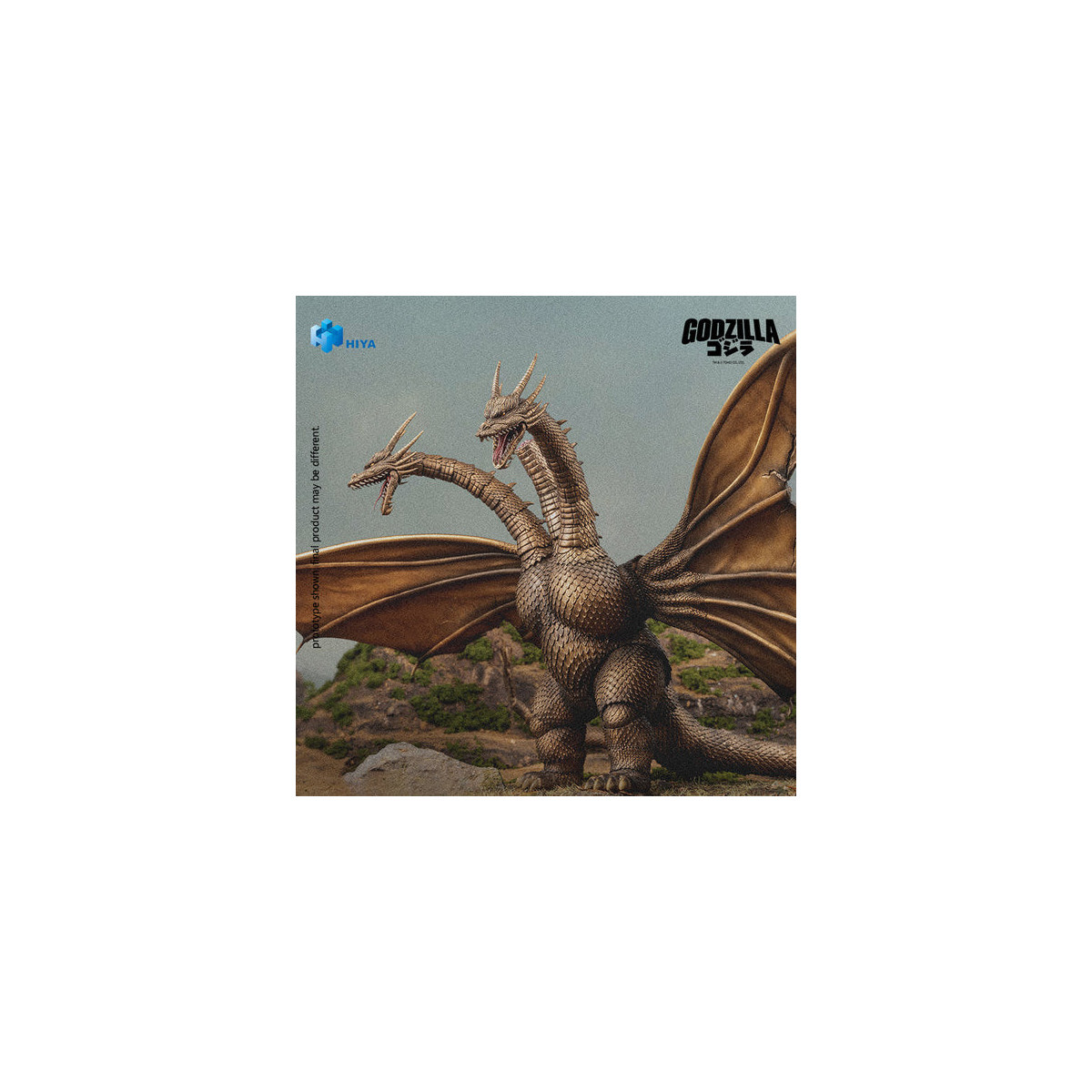 HIYA TOYS - Exquisite Basic Series 1/12 - KING GHIDORAH BATTLE DAMAGED Version - * Godzilla * vs. King Ghidorah (1991)