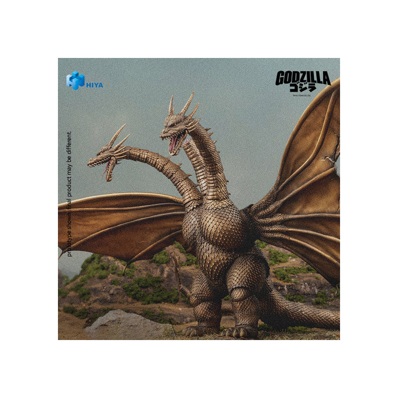 HIYA TOYS - Exquisite Basic Series 1/12 - KING GHIDORAH BATTLE DAMAGED Version - * Godzilla * vs. King Ghidorah (1991)