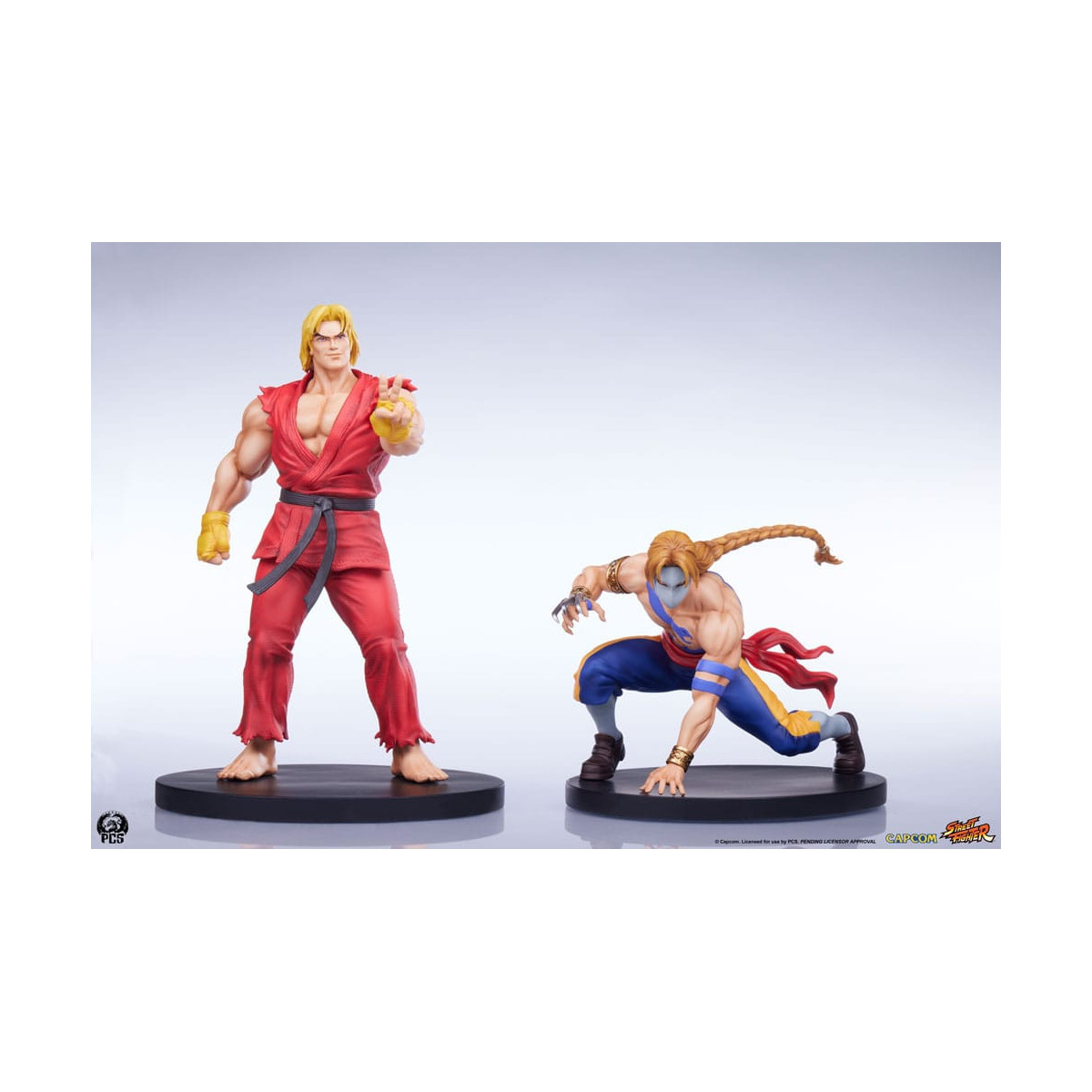 PCS - Street Fighter: Street Jam - Ken & Vega 1:10 Scale Statue Set