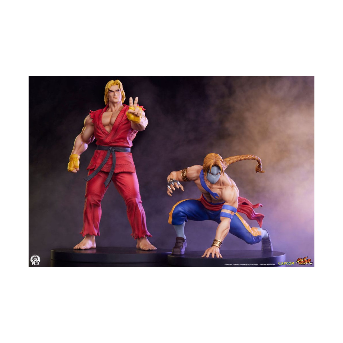 PCS - Street Fighter: Street Jam - Ken & Vega 1:10 Scale Statue Set