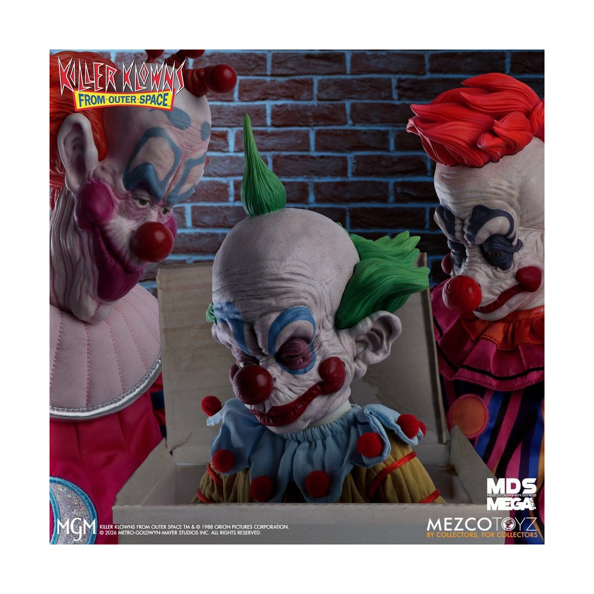 Mezco - Killer Clowns from Outer Space - Mega Scale SHORTY - Mega Designer Series Killer Klowns from Outer Space