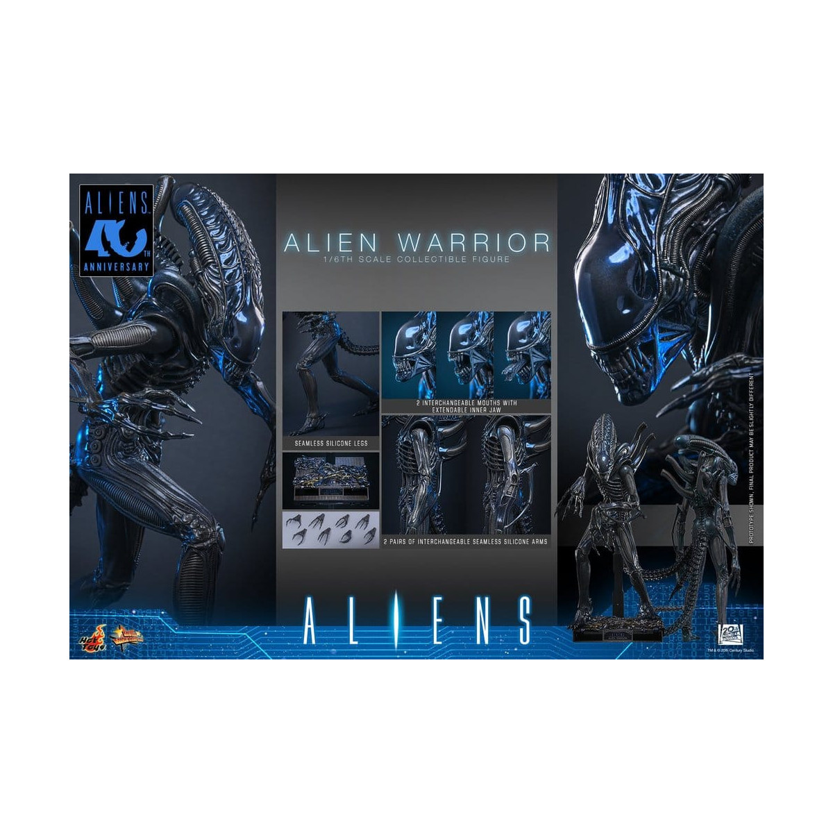 Hot Toys - Aliens  -  Alien Warrior v2 MMS 1/6