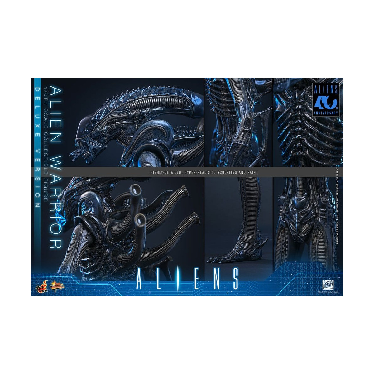 Hot Toys - Aliens  -  Alien Warrior v2 Deluxe MMS, 1/6 scale