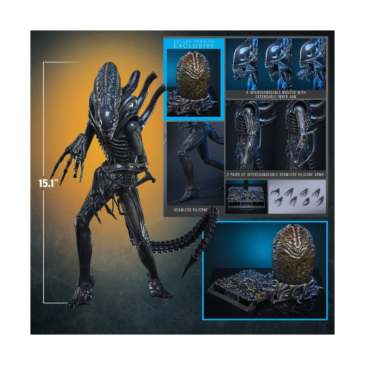 Hot Toys - Aliens  -  Alien Warrior v2 Deluxe MMS, 1/6 scale