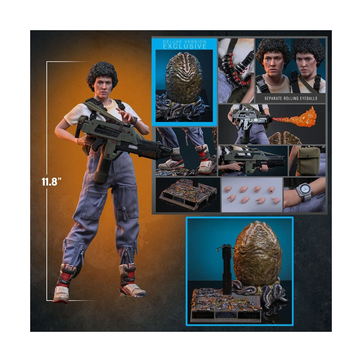 Hot Toys - Aliens - Ellen Ripley Deluxe version MMS , 1/6 scale