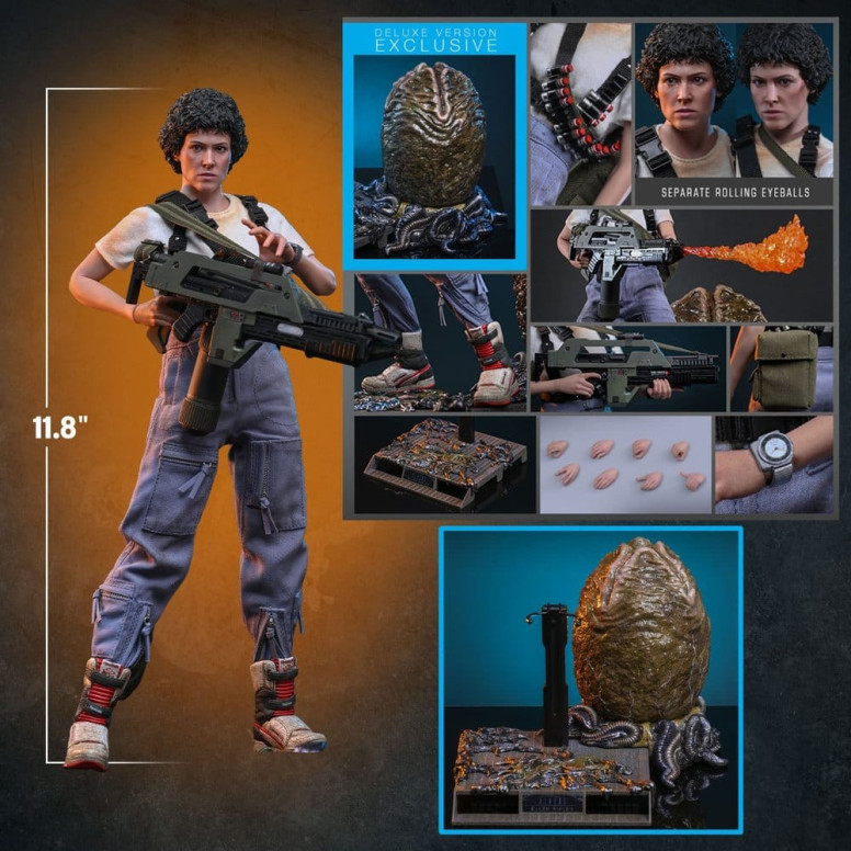 Hot Toys - Aliens - Ellen Ripley Deluxe version MMS , 1/6 scale