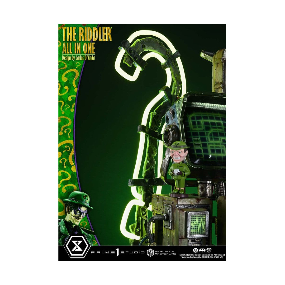 Prime 1 Studio - The Riddler All-in-One (Designed by Carlos D'Anda) - Real Elite Masterline Series 1/3