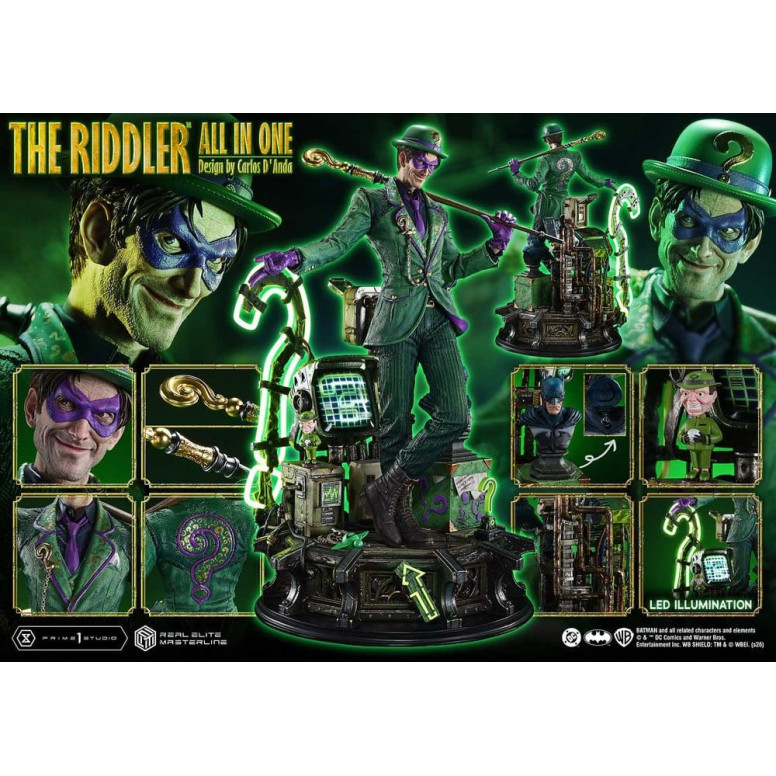 Prime 1 Studio - The Riddler All-in-One (Designed by Carlos D'Anda) - Real Elite Masterline Series 1/3