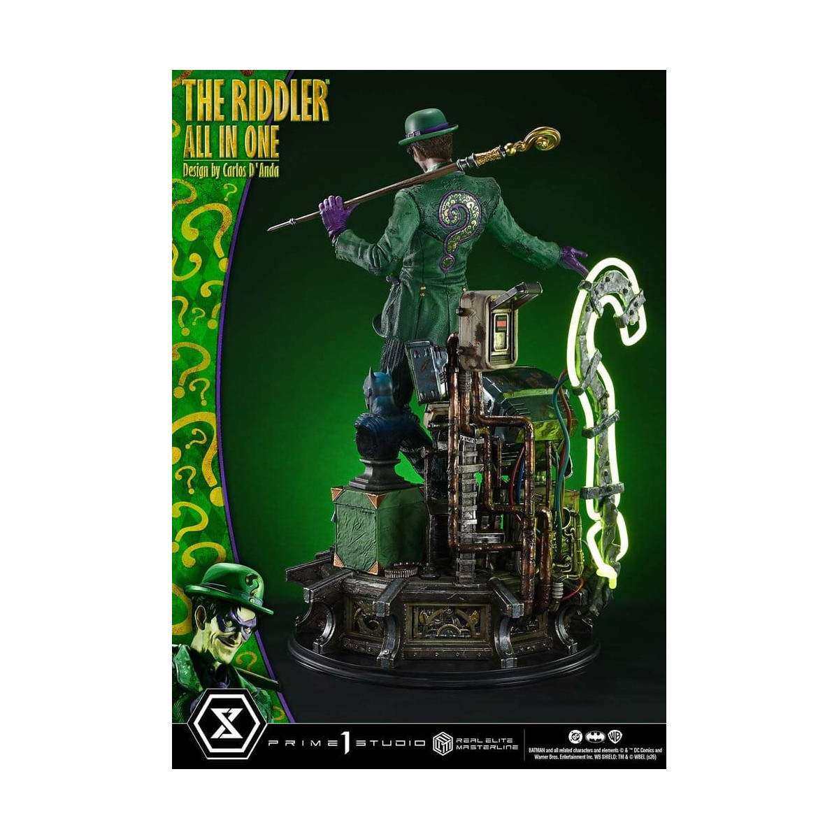 Prime 1 Studio - The Riddler All-in-One (Designed by Carlos D'Anda) - Real Elite Masterline Series 1/3