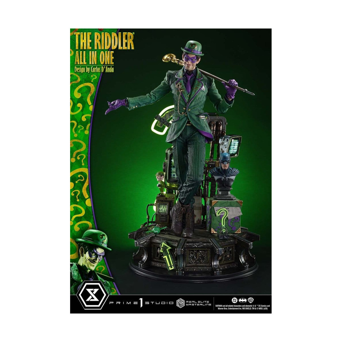 Prime 1 Studio - The Riddler All-in-One (Designed by Carlos D'Anda) - Real Elite Masterline Series 1/3