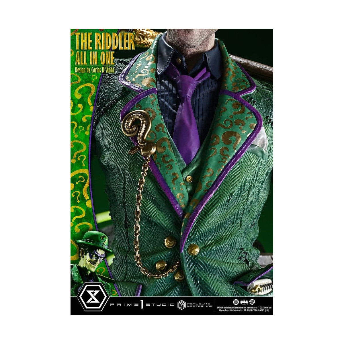 Prime 1 Studio - The Riddler All-in-One (Designed by Carlos D'Anda) - Real Elite Masterline Series 1/3