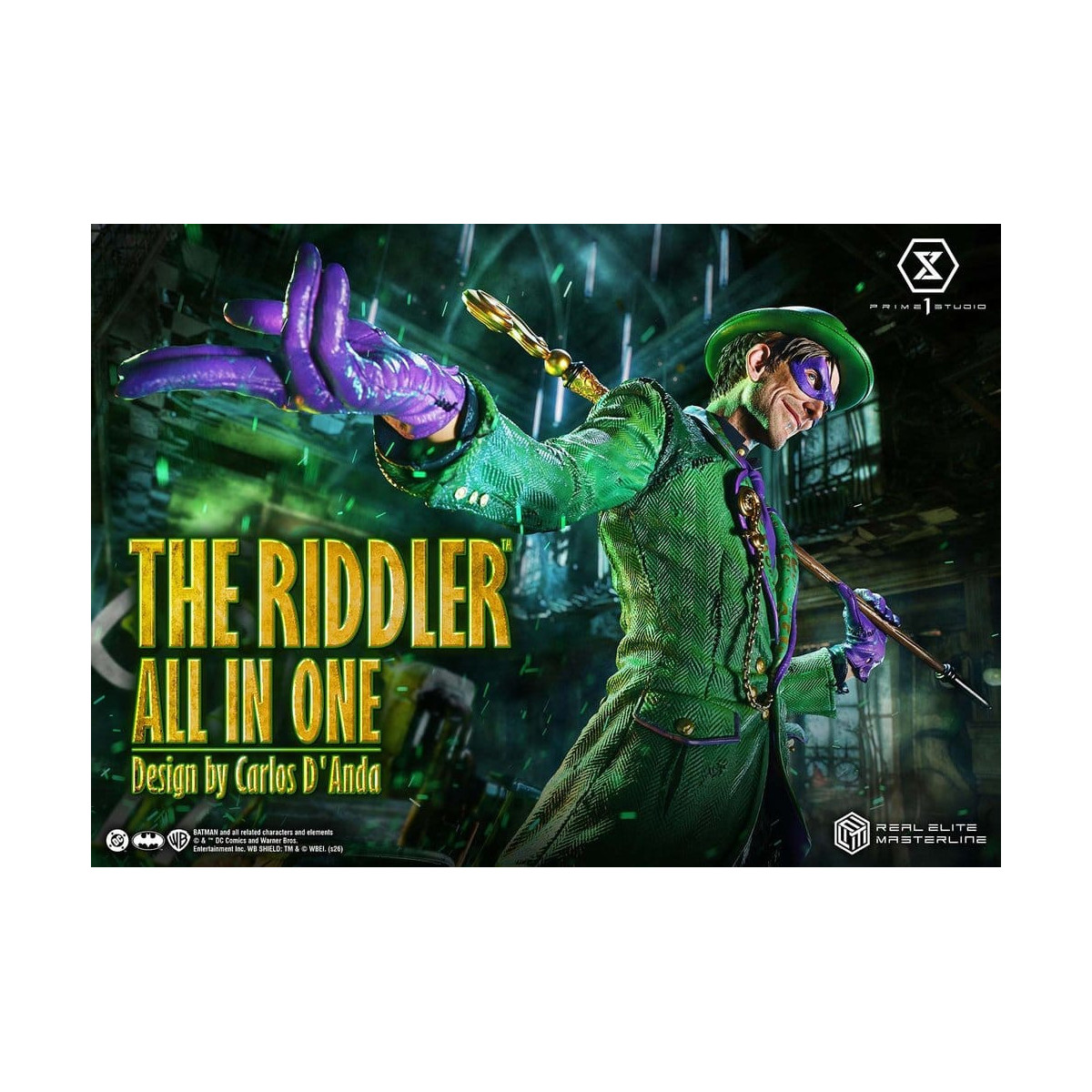 Prime 1 Studio - The Riddler All-in-One (Designed by Carlos D'Anda) - Real Elite Masterline Series 1/3