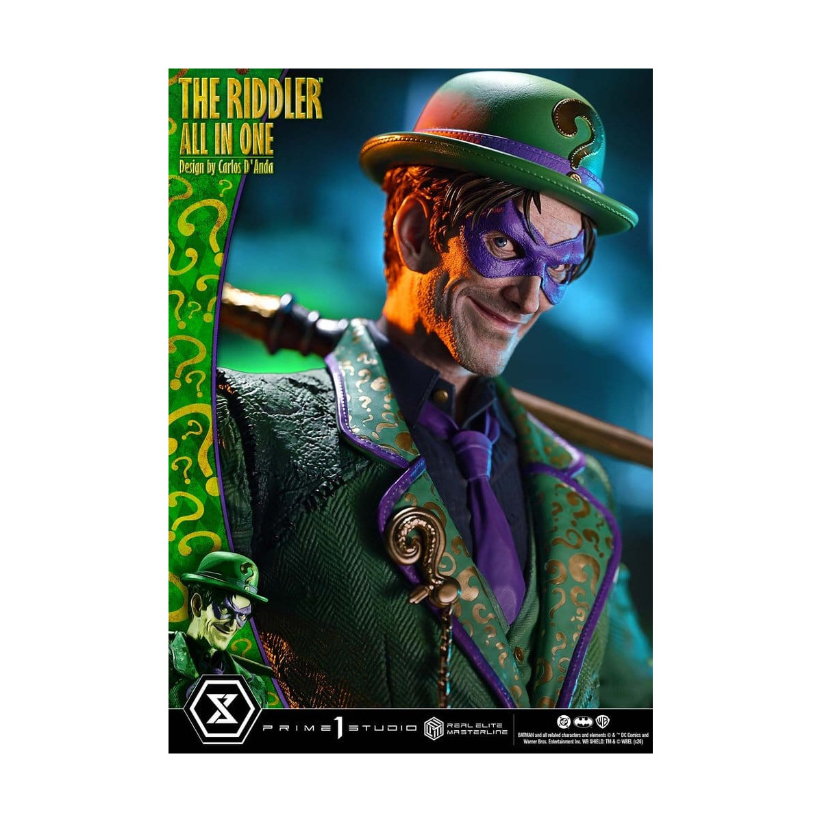 Prime 1 Studio - The Riddler All-in-One (Designed by Carlos D'Anda) - Real Elite Masterline Series 1/3