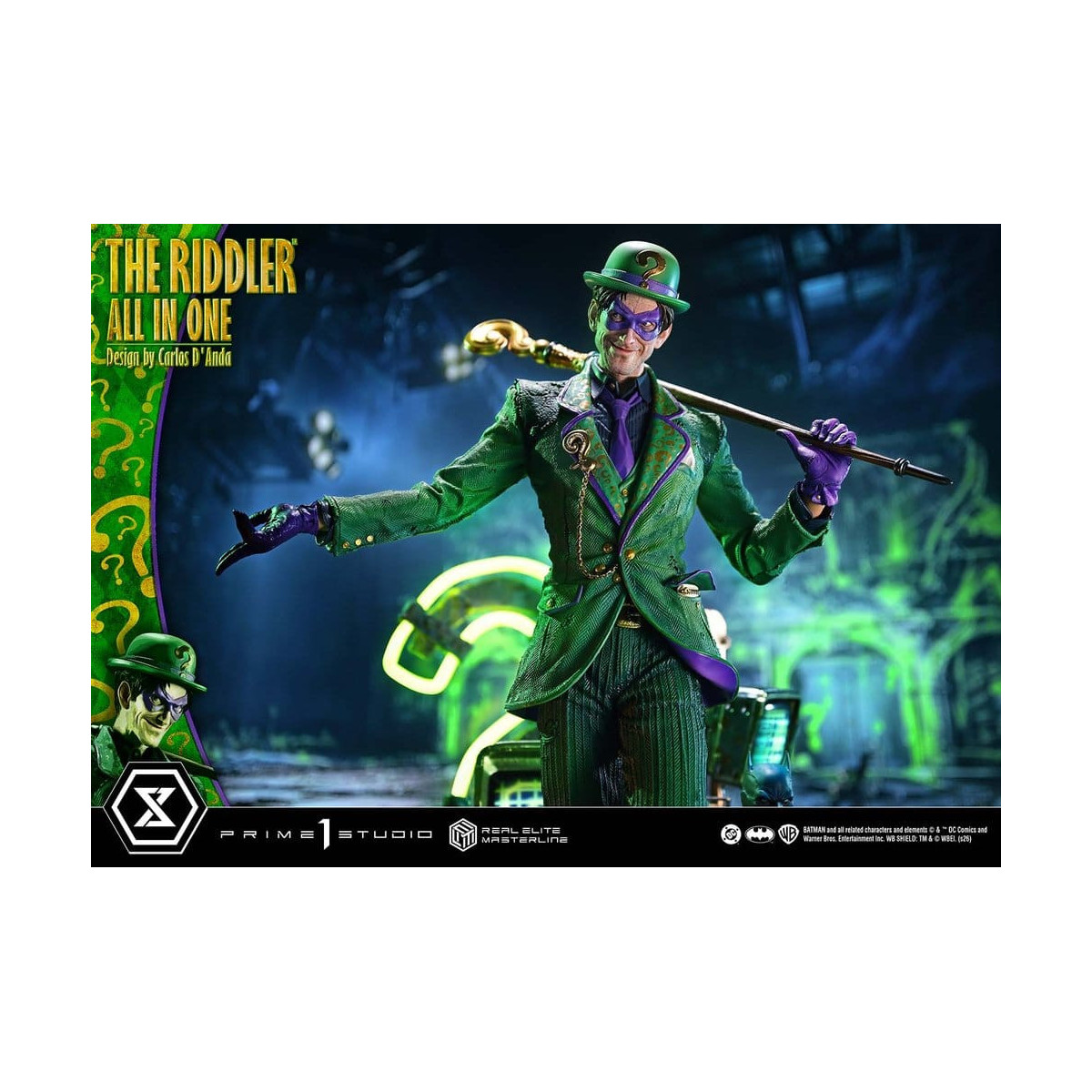 Prime 1 Studio - The Riddler All-in-One (Designed by Carlos D'Anda) - Real Elite Masterline Series 1/3