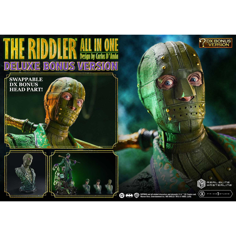Prime 1 Studio - The Riddler All-in-One (Designed by Carlos D'Anda) DX Bonus Version - Real Elite Masterline Series 1/3