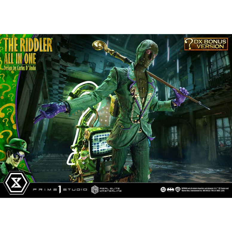 Prime 1 Studio - The Riddler All-in-One (Designed by Carlos D'Anda) DX Bonus Version - Real Elite Masterline Series 1/3