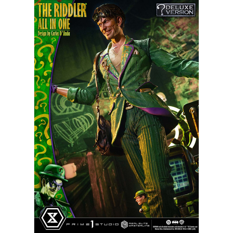 Prime 1 Studio - The Riddler All-in-One (Designed by Carlos D'Anda) DX Bonus Version - Real Elite Masterline Series 1/3