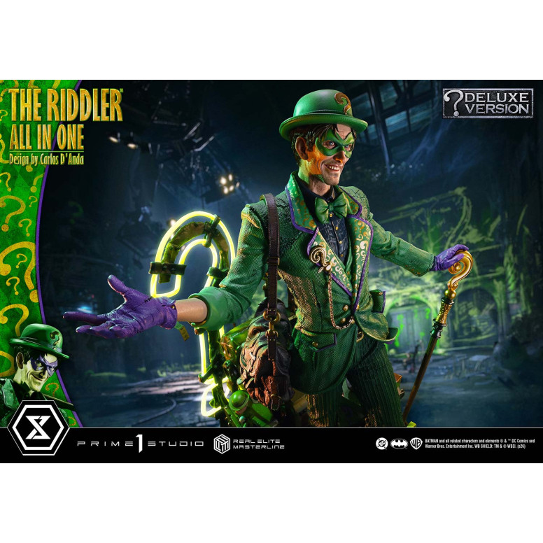 Prime 1 Studio - The Riddler All-in-One (Designed by Carlos D'Anda) DX Bonus Version - Real Elite Masterline Series 1/3