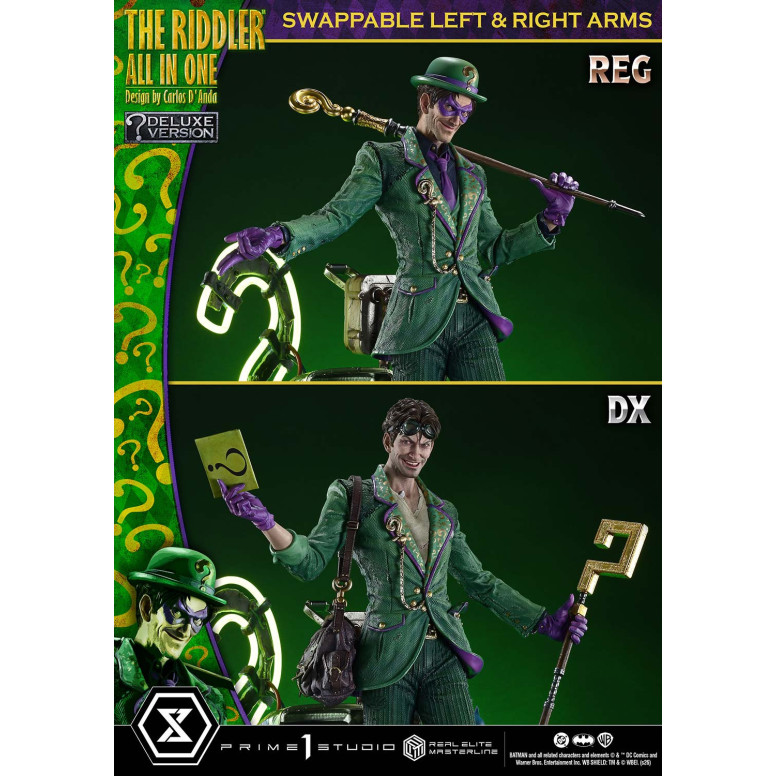 Prime 1 Studio - The Riddler All-in-One (Designed by Carlos D'Anda) DX Bonus Version - Real Elite Masterline Series 1/3