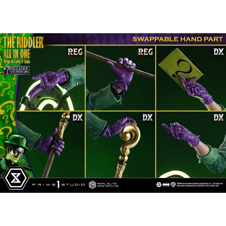 Prime 1 Studio - The Riddler All-in-One (Designed by Carlos D'Anda) DX Bonus Version - Real Elite Masterline Series 1/3