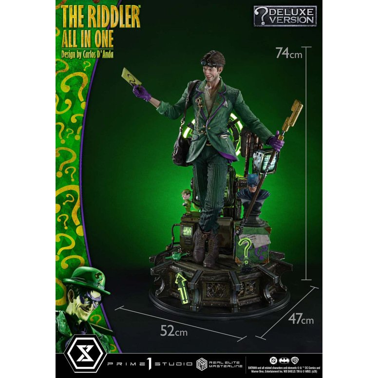 Prime 1 Studio - The Riddler All-in-One (Designed by Carlos D'Anda) DX Bonus Version - Real Elite Masterline Series 1/3